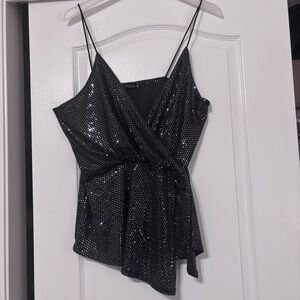Talent disco sequin shirt